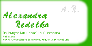 alexandra nedelko business card